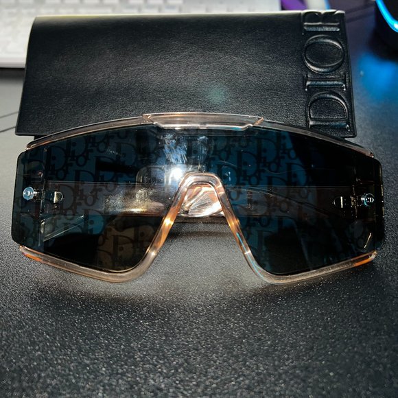 Dior Diorxtrem Mask Sunglasses - Rose Gold - USED - Picture 2 of 6